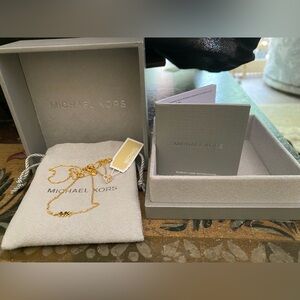 Michael Kors Necklace 925 Sterling and gold plated